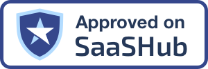 SaaSHub approved badge